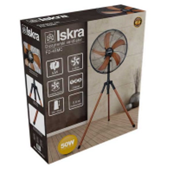 Iskra ventilator dizajnerski 50W 45cm FD-45MC-1