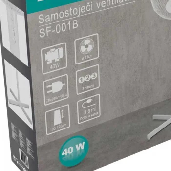 Iskra ventilator samostojeći 40W 41cm SF-001B-4 Iskra ventilator samostojeći 40W 41cm SF-001B-4