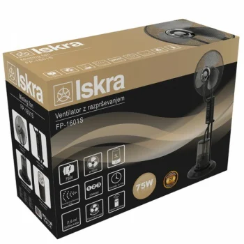Iskra ventilator sa raspršivačem vode 75W 36cm FP-1601S-3 Iskra ventilator sa raspršivačem vode 75W 36cm FP-1601S-3