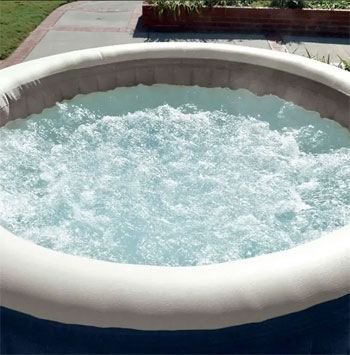 Jacuzzi bazen Intex sa grejačem za dvorište - plavi 28486-2