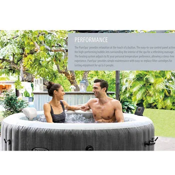 Jacuzzi bazen za dvorište Intex Pure Spa Greywood deluxe 28440-1