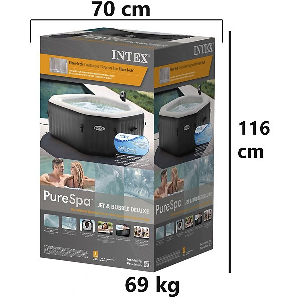 Jacuzzi bazen za dvorište Intex Pure Spa Jet&Bubble deluxe 201 cm 28458