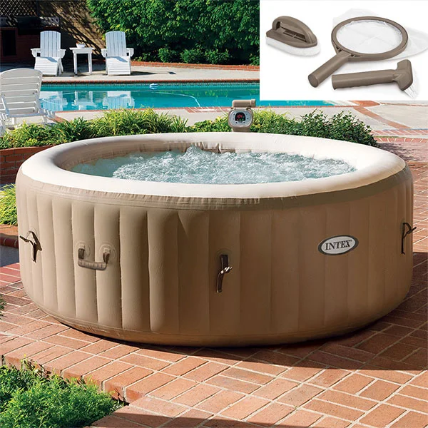 Jacuzzi Intex sa grejačem za dvorište + POKLON set za održavanje