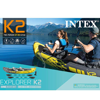 Intex kajak dvosed Explorer K2 68307