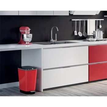 Kanta za otpatke Chic M metalik crvena-2