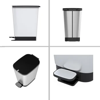 Kanta za otpatke Chic L metalik siva CU 237241-1