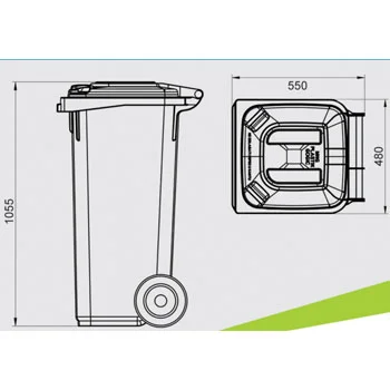 Kanta za smeće 140l SL-1 Kanta za smeće 140l SL-1