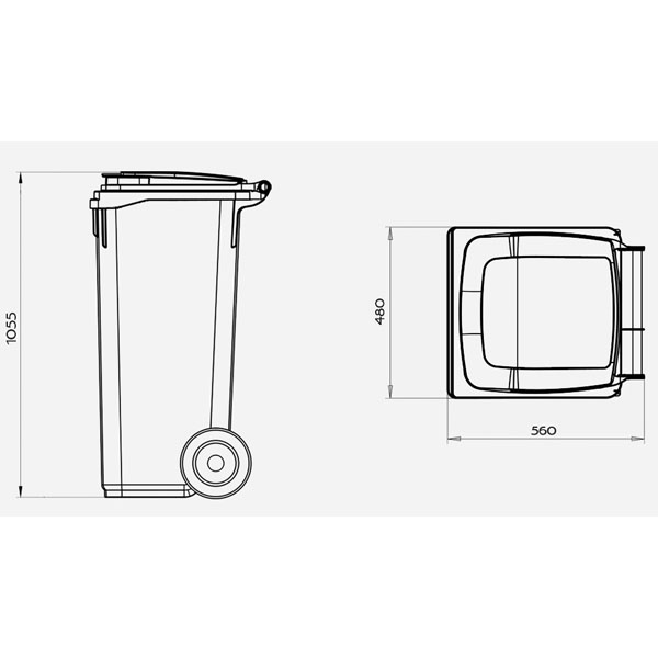 Kanta za smeće 140l PL-1