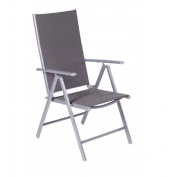 Baštenska stolica Kingston podešavajuća siva 047001 Baštenska stolica Kingston podešavajuća siva 047001