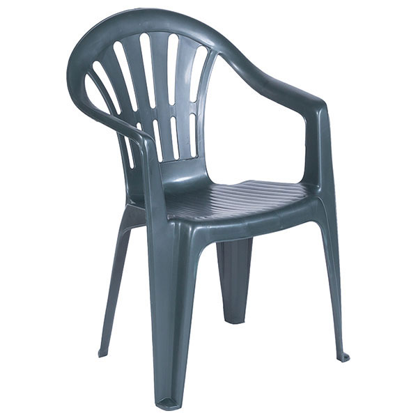 Kona baštenska stolica plastična - zelena 041833