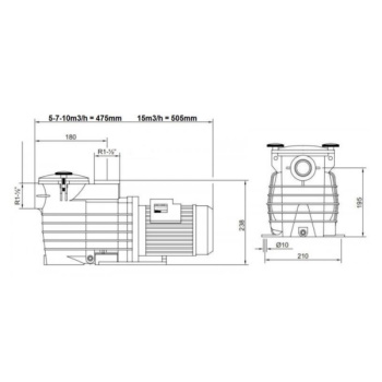 Kripsol pumpa za bazen 10m3-1