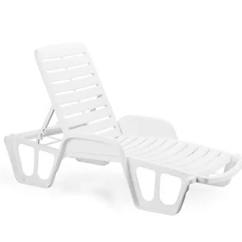 Baštenska ležaljka Lettino Fisso plastična - bela 029088 Baštenska ležaljka Lettino Fisso plastična - bela 029088