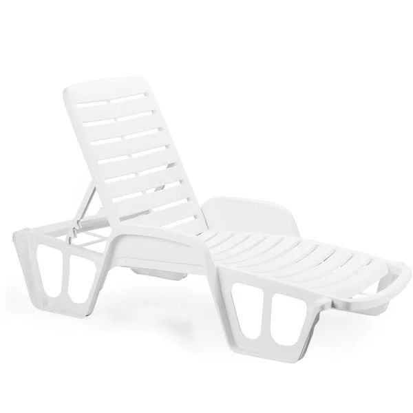 Baštenska ležaljka Lettino Fisso plastična - bela 029088 Baštenska ležaljka Lettino Fisso plastična - bela 029088