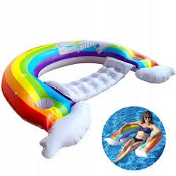 Ležaljka za vodu Rainbow 107x95x23cm 37606-4 Ležaljka za vodu Rainbow 107x95x23cm 37606-4