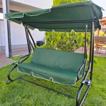 Ljuljaška trosed 200x120x164 cm zelena C1089Z-1