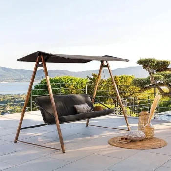 Ljuljaška trosed Crna 205X136X180 C3077-1 Ljuljaška trosed Crna 205X136X180 C3077-1