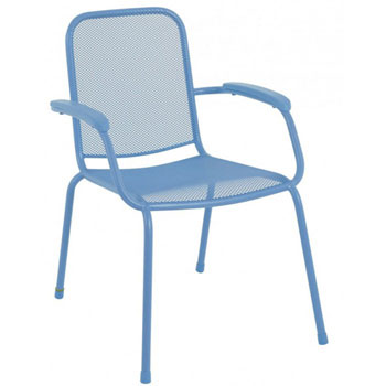 Baštenska metalna stolica Lopo - plava 047113