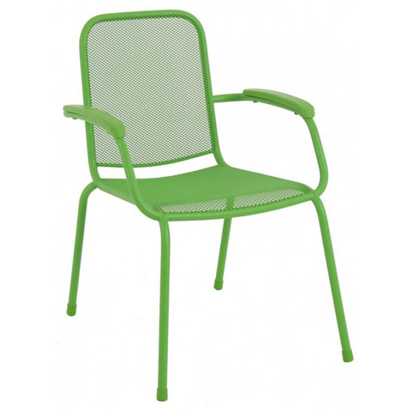 Baštenska metalna stolica Lopo - zelena 047114-1