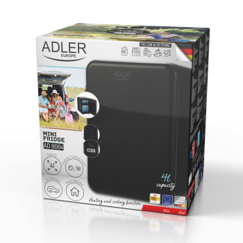 Adler mini prenosni frižider 4L Crni AD8084 -3
