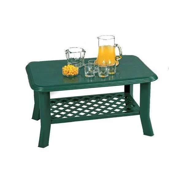 Baštenski sto plastični Niso 90 x 60 x 46cm - zeleni 038917 Baštenski sto plastični Niso 90 x 60 x 46cm - zeleni 038917