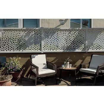 Nortene dekorativni panel Mosaic beli PP 1x2m 2011140-1