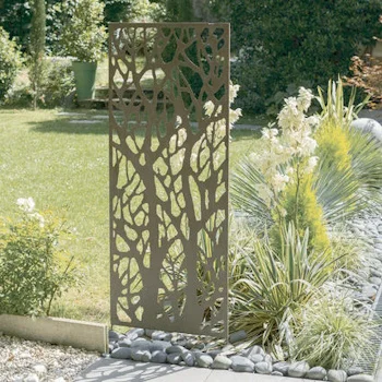 Nortene dekorativni panel metalni Tree 0.6x1.5m 2012057-1