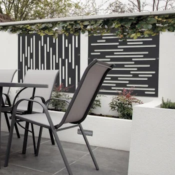 Nortene dekorativni panel Nautic antracit PP 1x1m 2019487-1