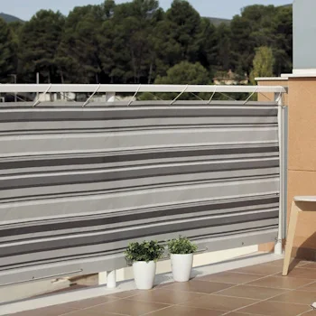 Nortene mreža za balkone Balkony city sivo/crna 0.9x3m 2021543