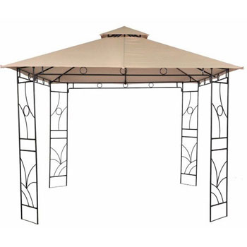 Panama metalna gazebo tenda bež 037926