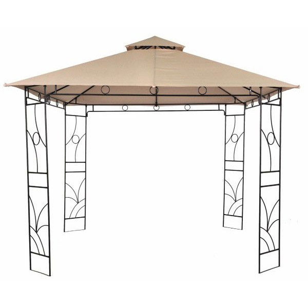 Panama metalna gazebo tenda bež 037926-1