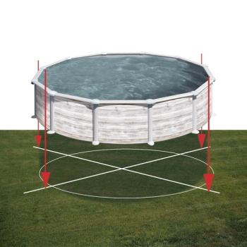 Pontaqua Nordic okrugli bazen 5.0x1.20m-1