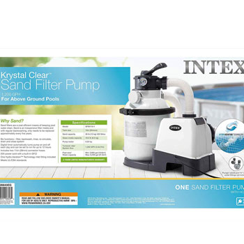 Krystal Clear peščana pumpa za bazen Intex 4500l/h (4.5m3/sat)-1