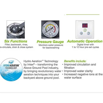 Krystal Clear peščana pumpa za bazen Intex 4500l/h (4.5m3/sat)-4 Krystal Clear peščana pumpa za bazen Intex 4500l/h (4.5m3/sat)-4