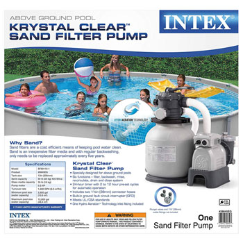 Krystal Clear peščana pumpa za bazen Intex 7900l/h (7.9m3/sat)-3