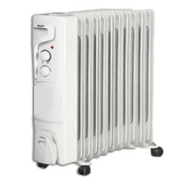 Raf uljni radijator sa ventilatorom 9 rebara 2000W beli R.0931P Raf uljni radijator sa ventilatorom 9 rebara 2000W beli R.0931P