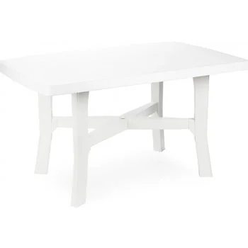 Rodano baštenski sto plastični 138 x 88 x 72cm - beli 030760 Rodano baštenski sto plastični 138 x 88 x 72cm - beli 030760