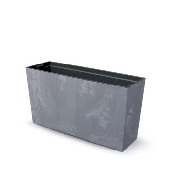 Saksija Urbi Case Middle beton effect C800ME Tamnosiva-1
