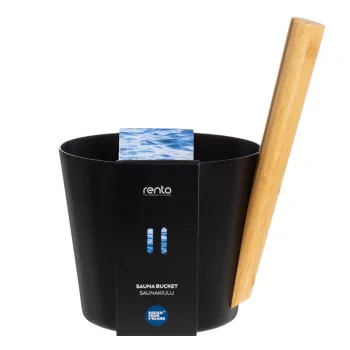 Aluminijumsko vedro za saunu 5l Rento braon-1 Aluminijumsko vedro za saunu 5l Rento braon-1