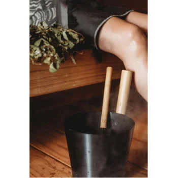 Aluminijumsko vedro za saunu 5l Rento braon-3 Aluminijumsko vedro za saunu 5l Rento braon-3