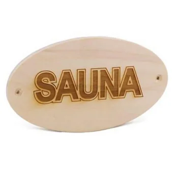 Drveni sauna znak  Drveni sauna znak