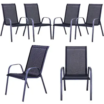 Como baštenska stolica crna 6/1 088786 Como baštenska stolica crna 6/1 088786