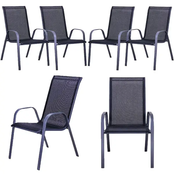 Como baštenska stolica crna 6/1 088786 Como baštenska stolica crna 6/1 088786