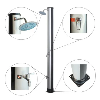 Solarni tuš sa nožnom slavinom 38l -2 Solarni tuš sa nožnom slavinom 38l -2