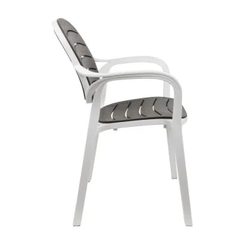 Comfort time stolica Rumba antracit bela-2 Comfort time stolica Rumba antracit bela-2