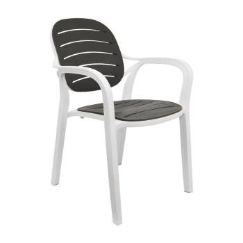 Comfort time stolica Rumba antracit bela-3