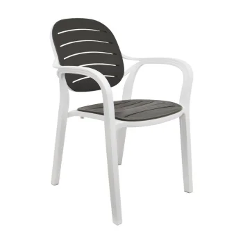 Comfort time stolica Rumba antracit bela-3 Comfort time stolica Rumba antracit bela-3