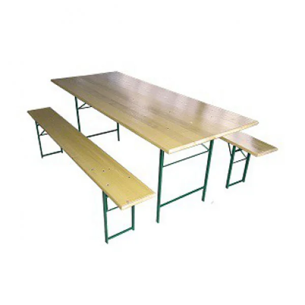 Stout baštenski pivski set sto i 2 klupe 200 x 80 