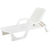 Baštenska ležaljka Zanzibar bela