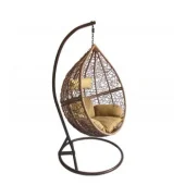 Green bay viseća fotelja gnezdo braon 067412