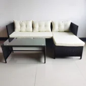 Tahiti baštenska garnitura crna 22-008801B